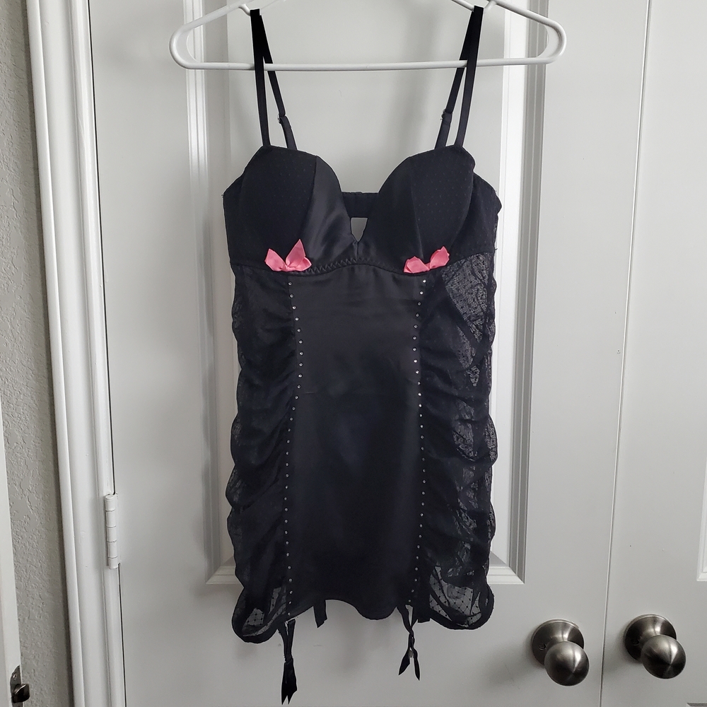 Victoria's Secret Black and Pink Lingerie